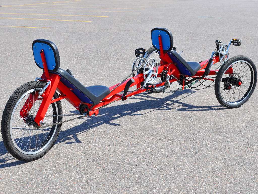 Viking Tandem Trike - diy tandem trike plan